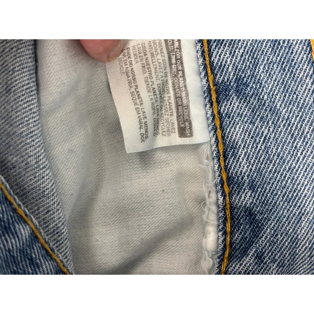 Levis 505 Regular Fit Straight Leg Jeans Light Wash Denim Blue W31 L30